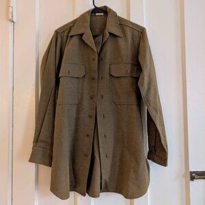 WW2 U.S. Army Wool Field Shirt -- Enlisted, Roughly Medium, Unworn